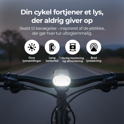 LumenRides Max Drive Forlygte til Cykel