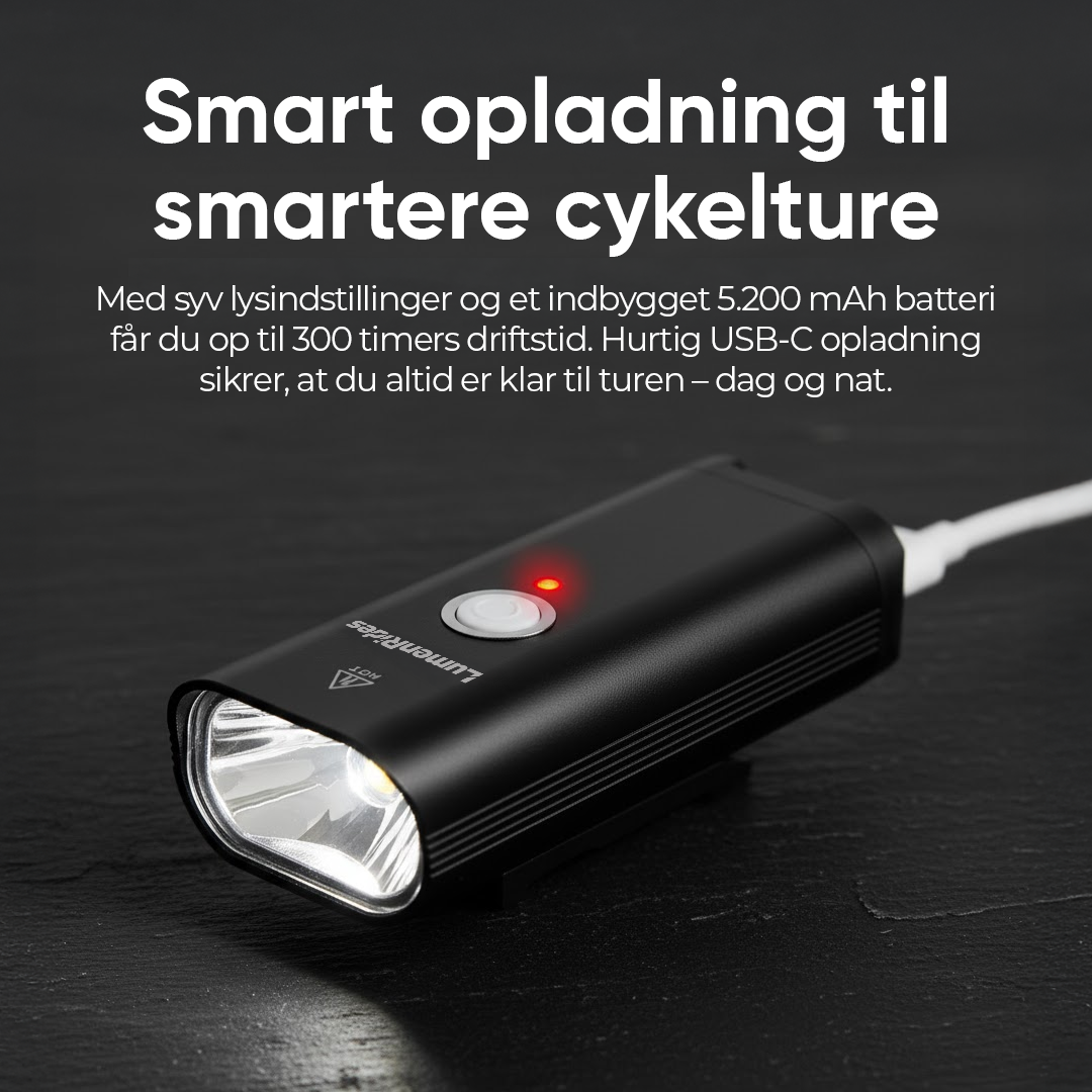 LumenRides Max Drive Forlygte til Cykel